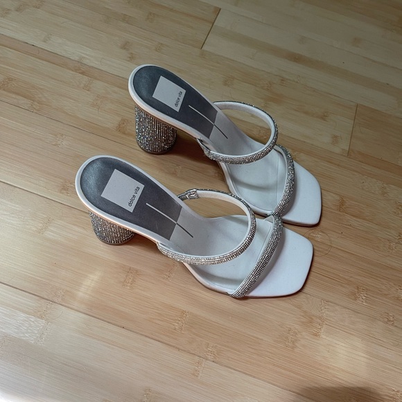 Dolce Vita Noles Rhinestone Heels - Size 9 - Picture 7 of 8